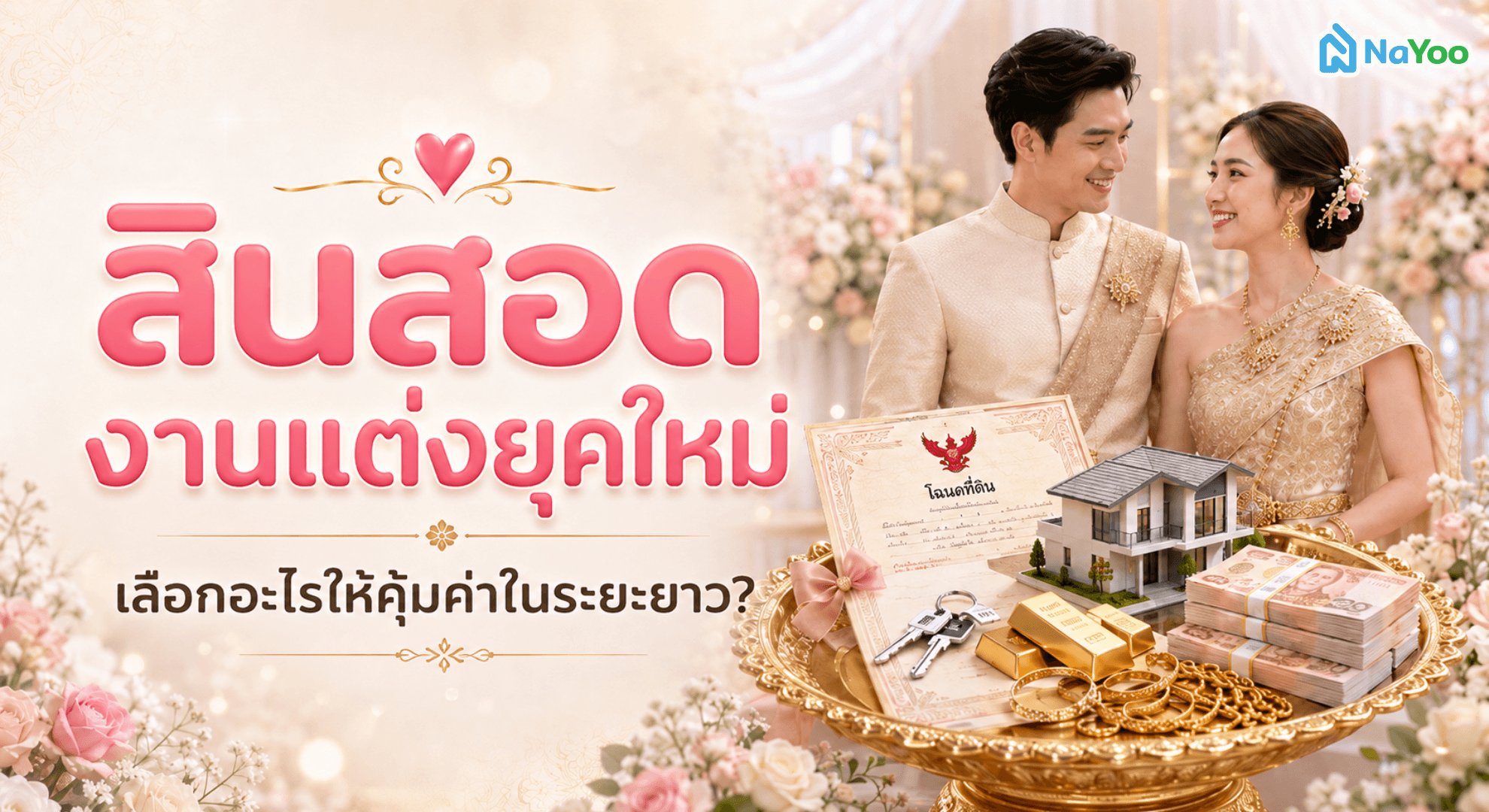 สินสอดงานแต่งให้อะไรดี? มัดรวมสินทรัพย์มูลค่าเพิ่ม