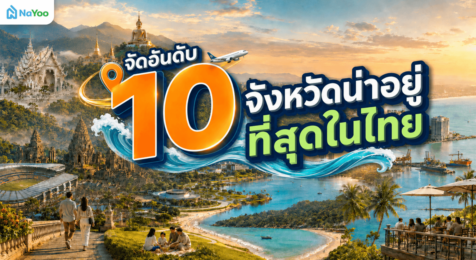 เบื่อกรุงเทพ ย้ายไปอยู่จังหวัดไหนดี? 10 อันดับจังหวัดน่าอยู่