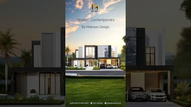 แบบบ้านสองชั้นพร้อมสร้างรหัส M - 030สไตล์โมเดิร์นลักชัวรี่จากมีบ้านดีไซน์ #มีบ้านดีไซน์#mebaandesign