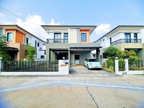 บ้าน2ชั้น PS HOME4 ถนนเหล่านาดี เข้า-ออกเมือง 5นาที อายุบ้าน5ปี ดูแลดี มีต่อเติมบ้าน เมืองขอนแก่น