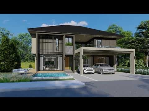 Chatpetch garden ville luxury คฤหาสน์หรูใจกลางขอนแก่น Type B
