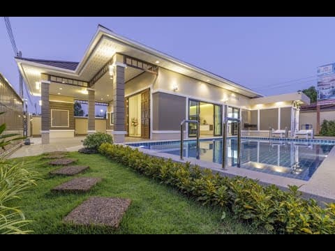 บ้านเดี่ยวพัทยา พูลวิลล่าสุดหรู โครงการ Living Grand Home