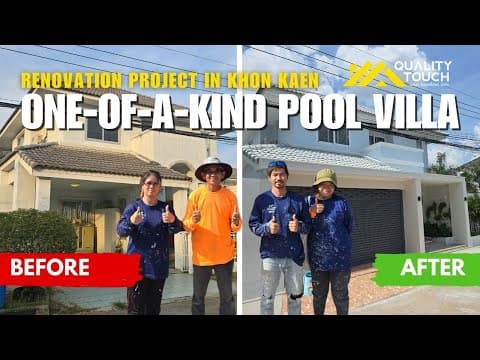 Inside a One-of-a-Kind Pool Villa in Khon Kaen | Pimanchon 2 Renovation by Quality Touch