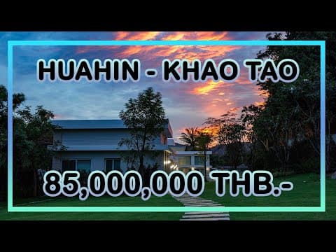 VIP PRIVATE ESTATE @ KHAO TAO #HuaHin #realestate #resort #khaotao #beach, #sai Noi beach