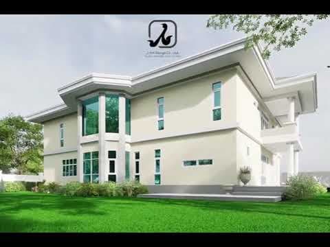 รับสร้างบ้าน รับออกแบบบ้าน (บ้านโรมัน)